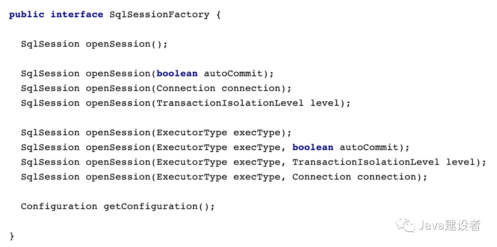 MyBatis中sqlSessionFactory类