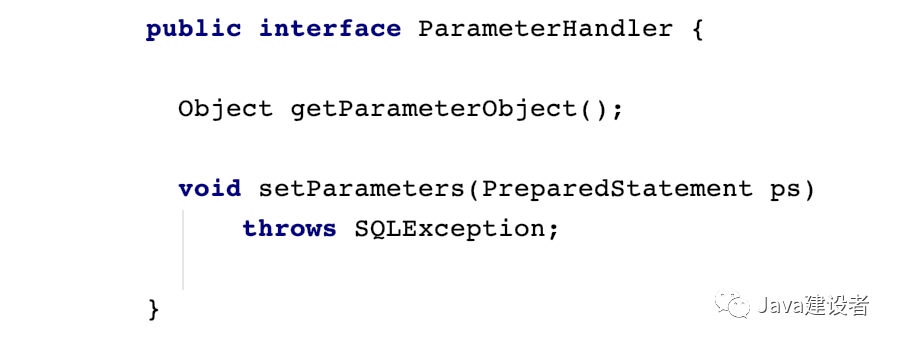 ParameterHandler接口